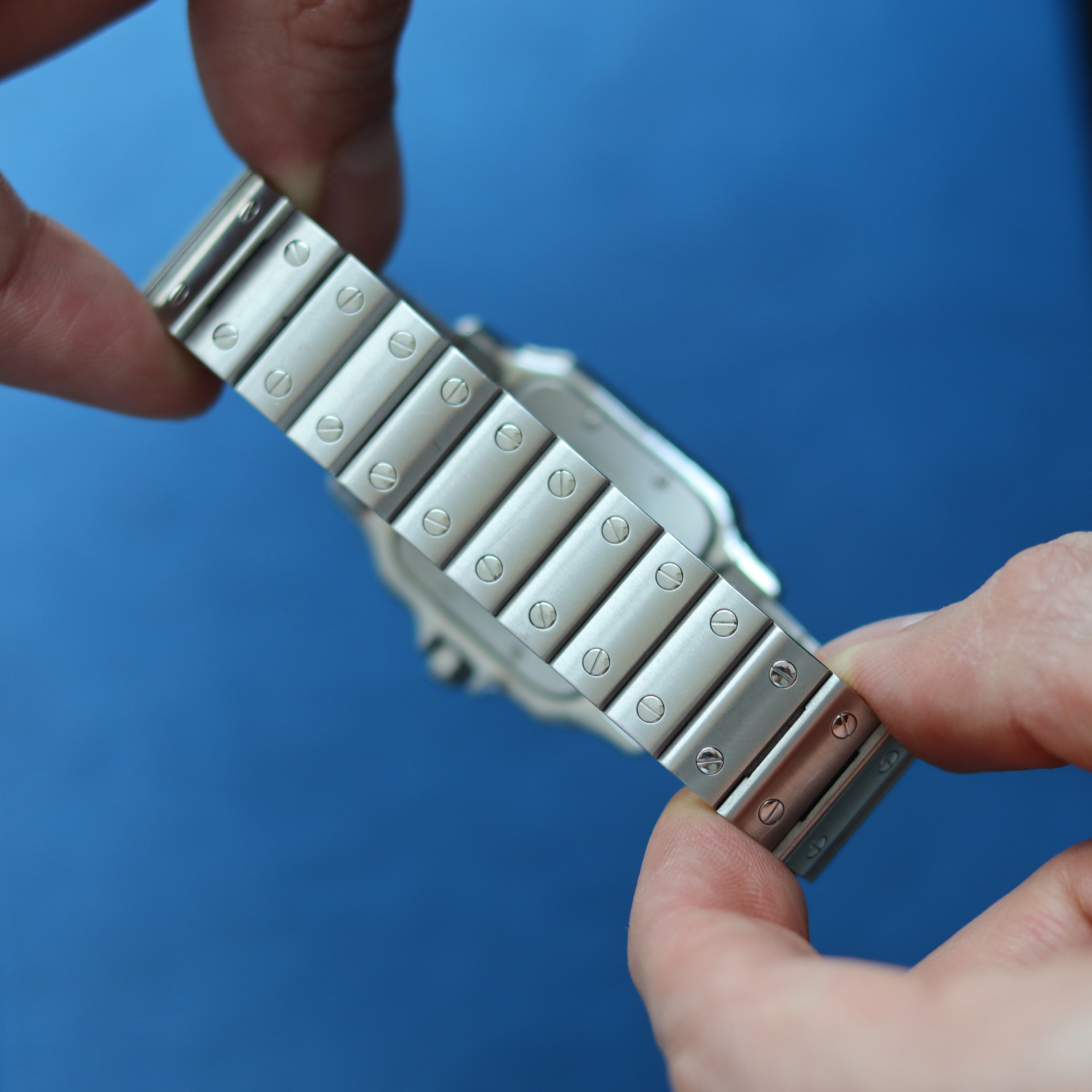  Cartier Santos Galbée “Motif Dial”