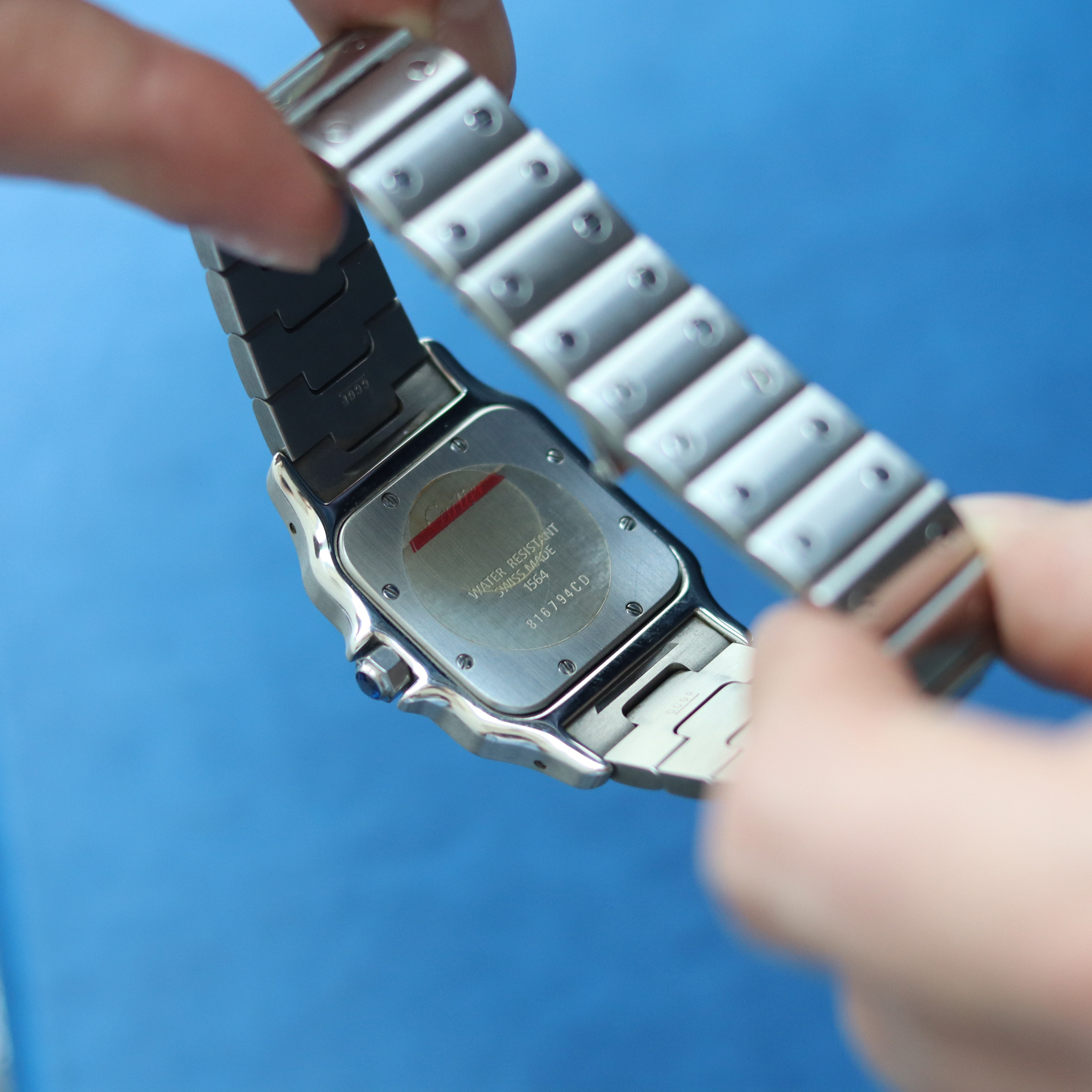  Cartier Santos Galbée “Motif Dial”