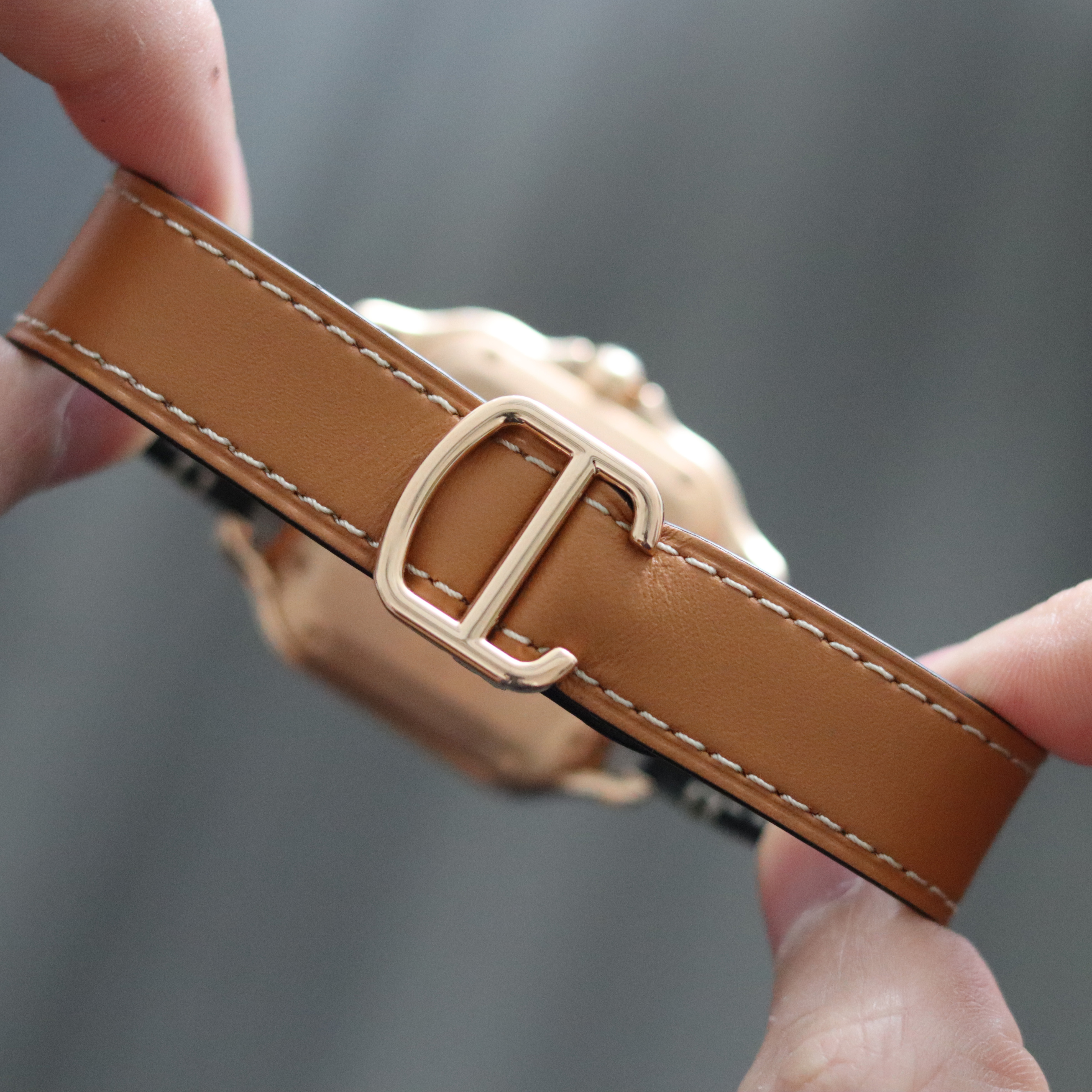  Cartier Santos de Cartier Medium 18 k Rose Gold