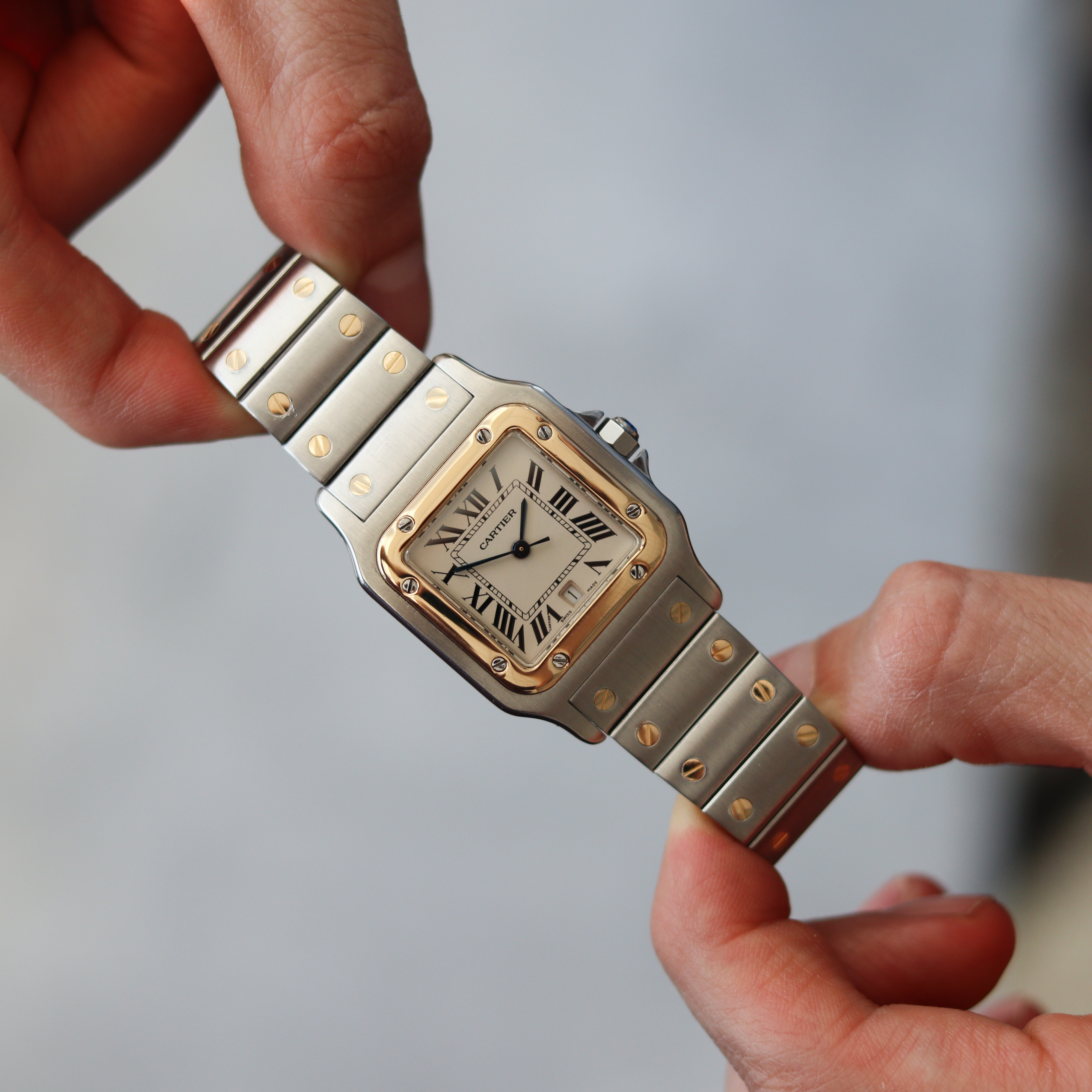 Cartier Santos Galbée Two Tone