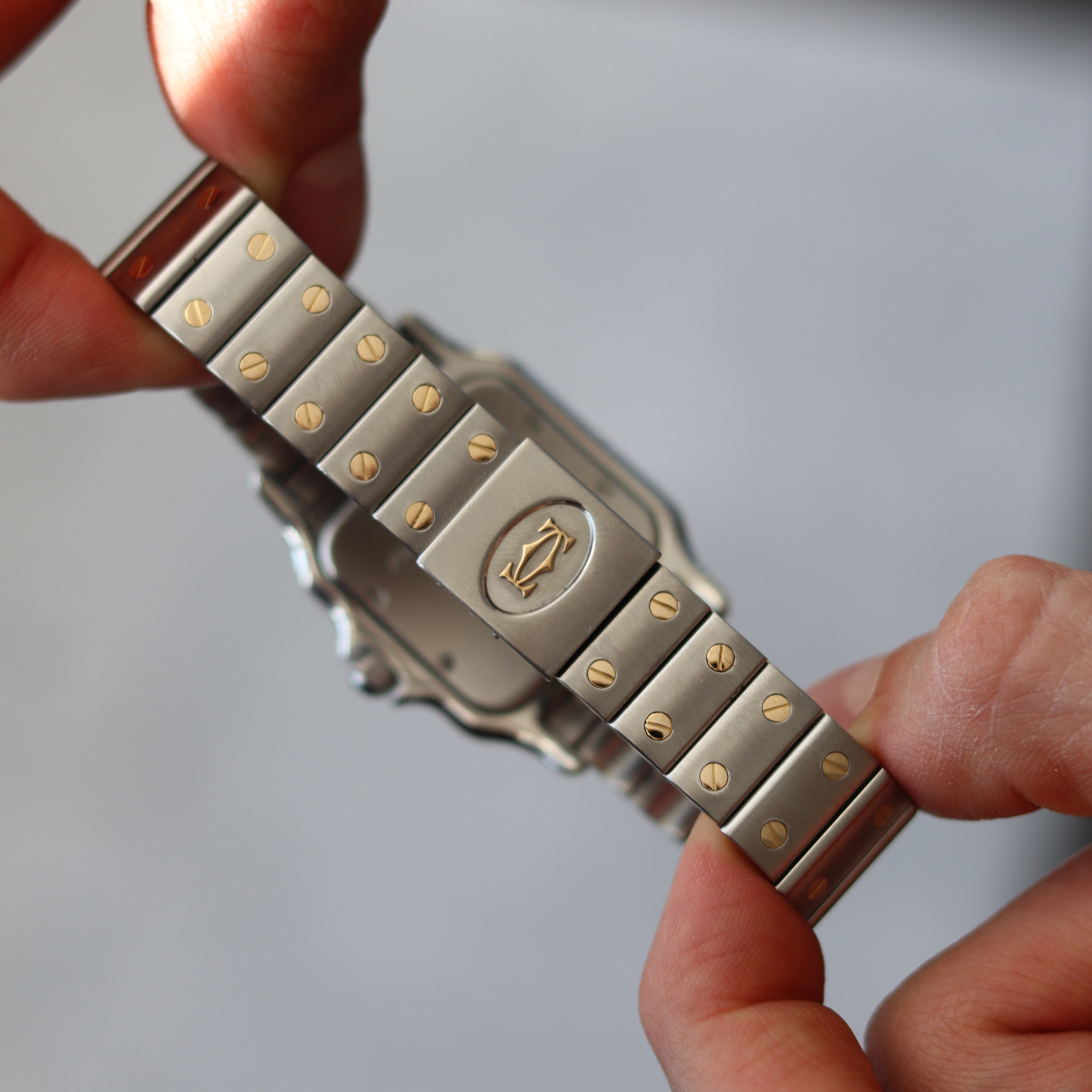 Cartier Santos Galbée Two Tone