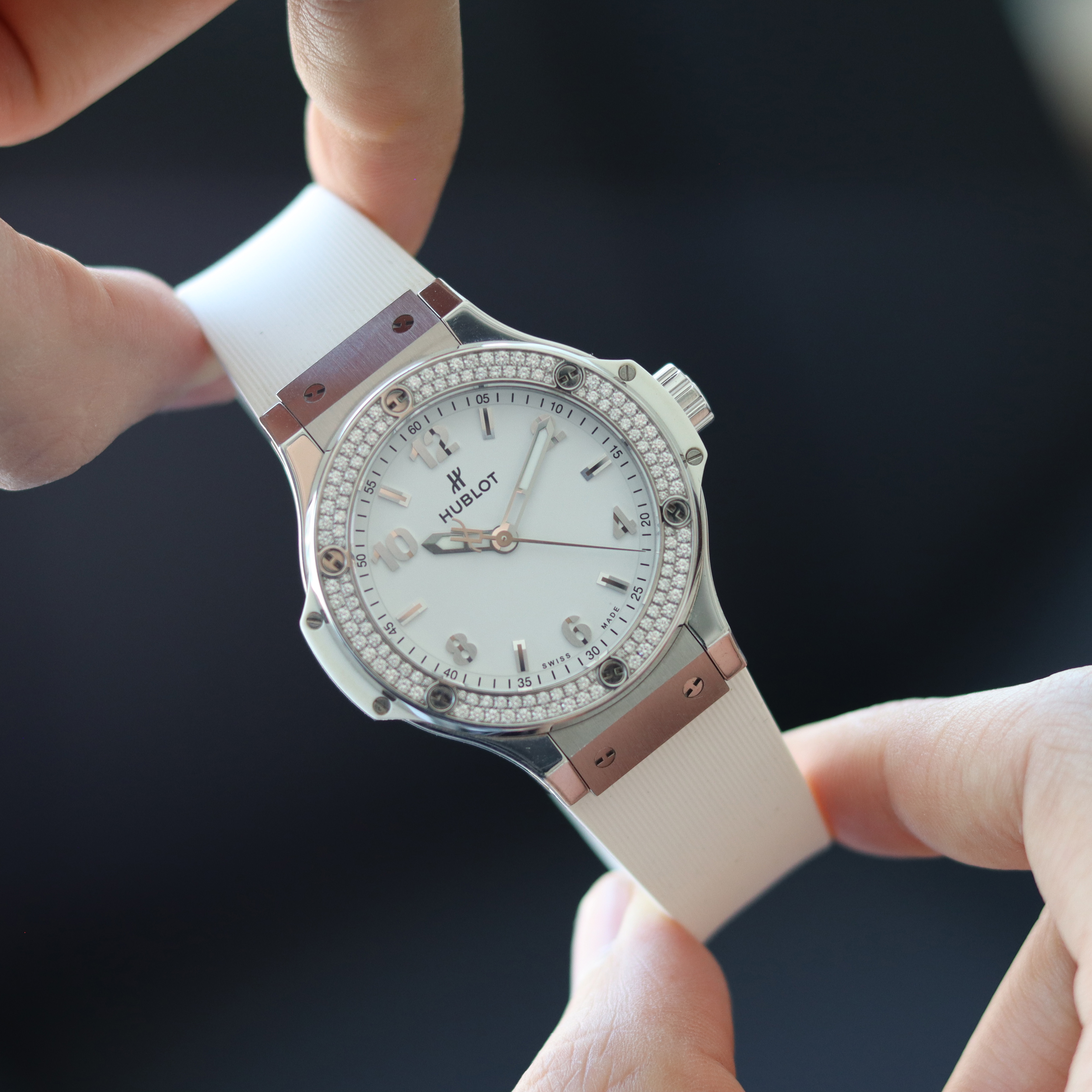 Hublot Big Bang Steel Diamonds  38 mm