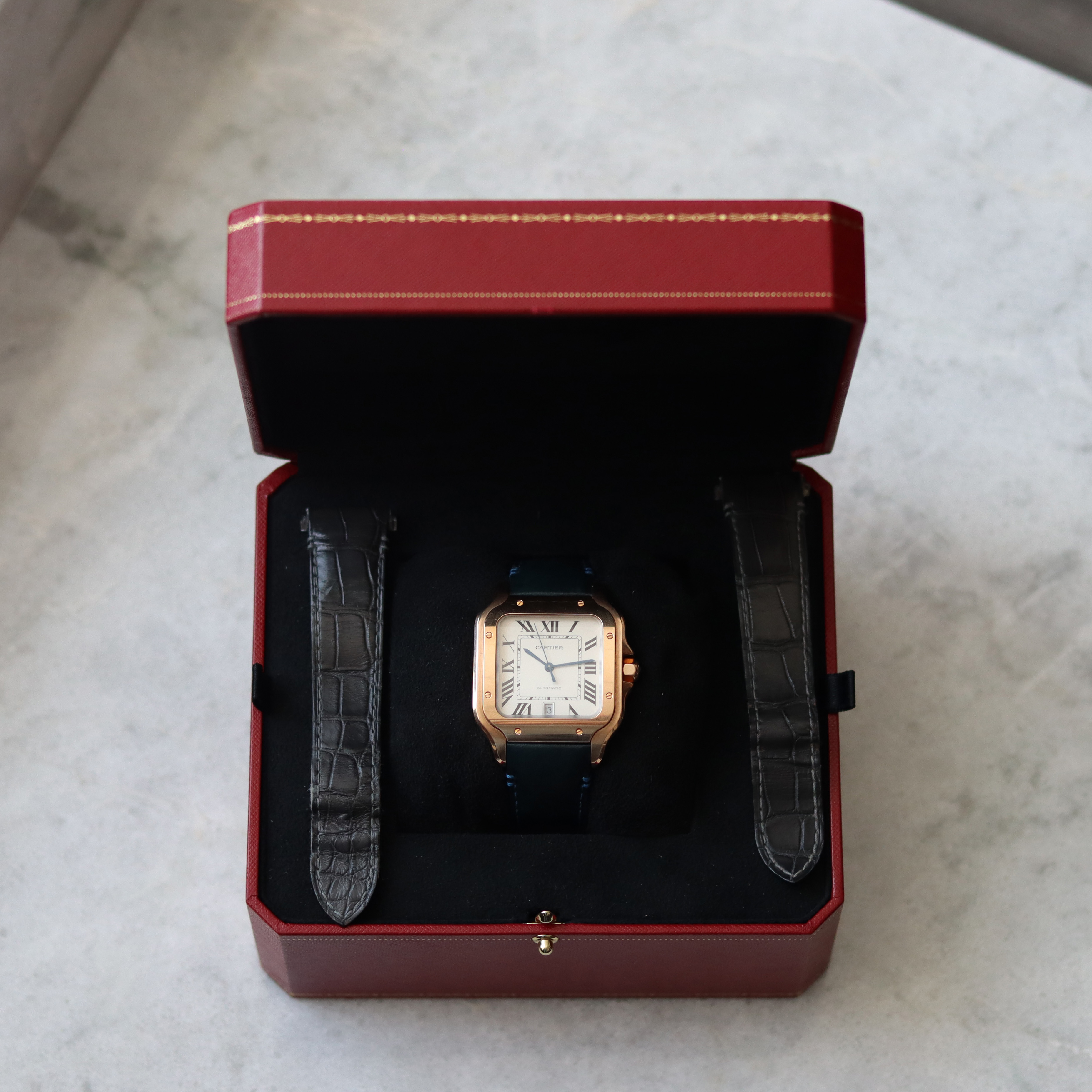 Cartier Santos de Cartier Large “Gold” fullset 2020
