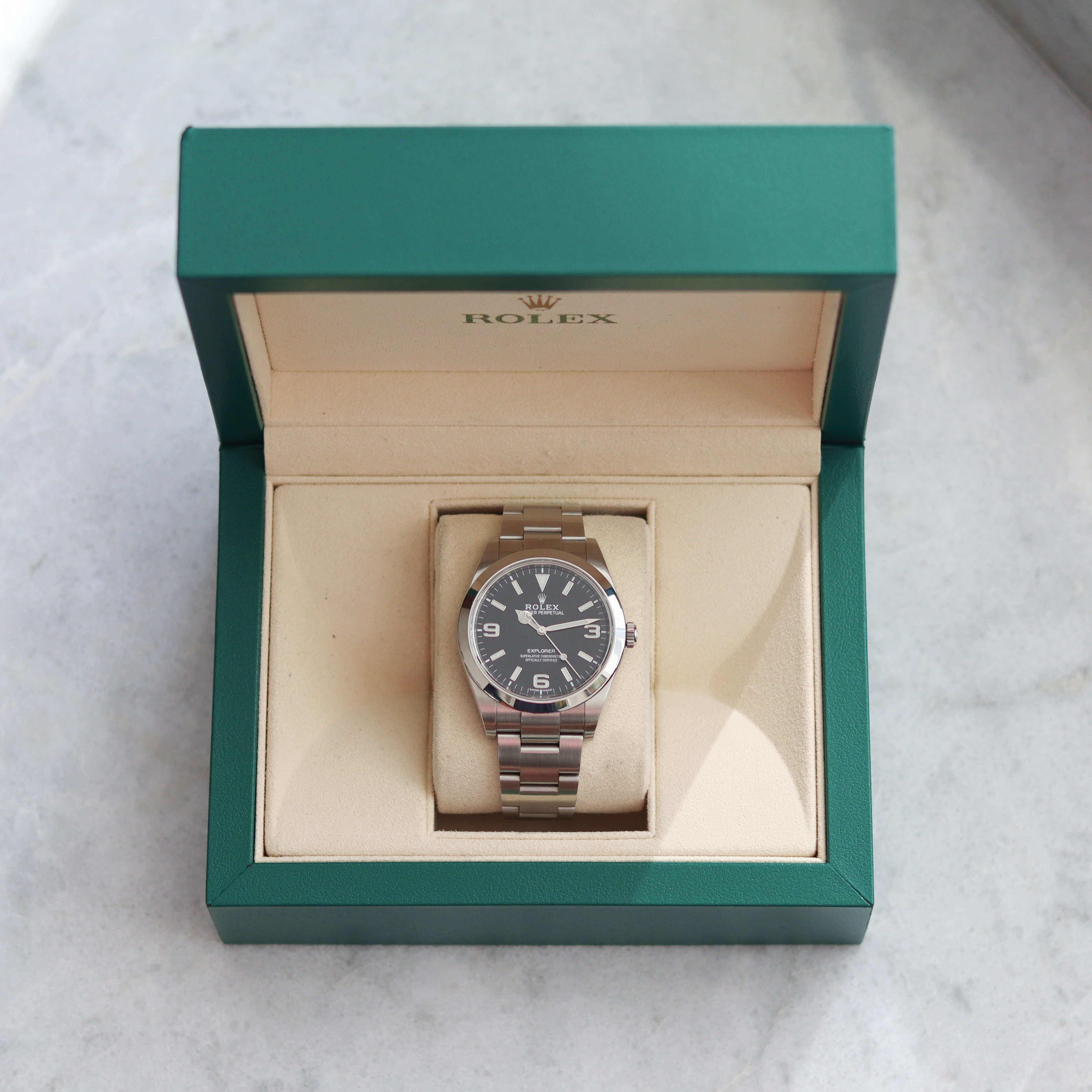 Rolex Explorer I 214270 39 mm 2021 fullset.