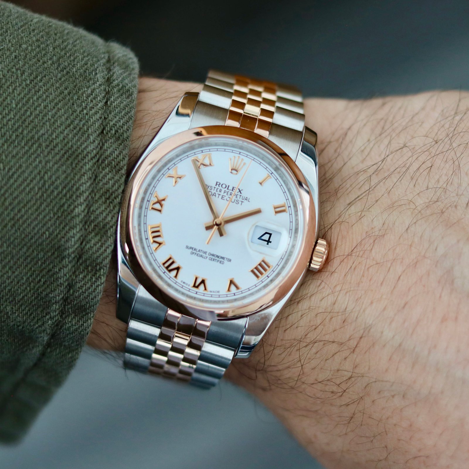 Rolex Datejust 36 mm “Rose Gold/Steel” fullset