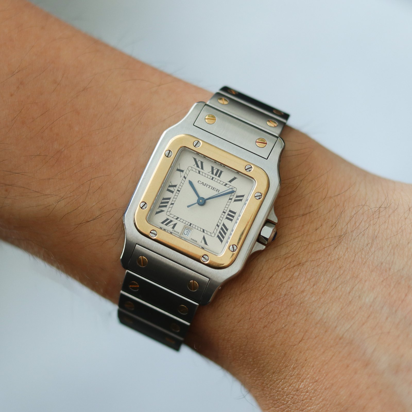 Cartier Santos Galbée Two Tone