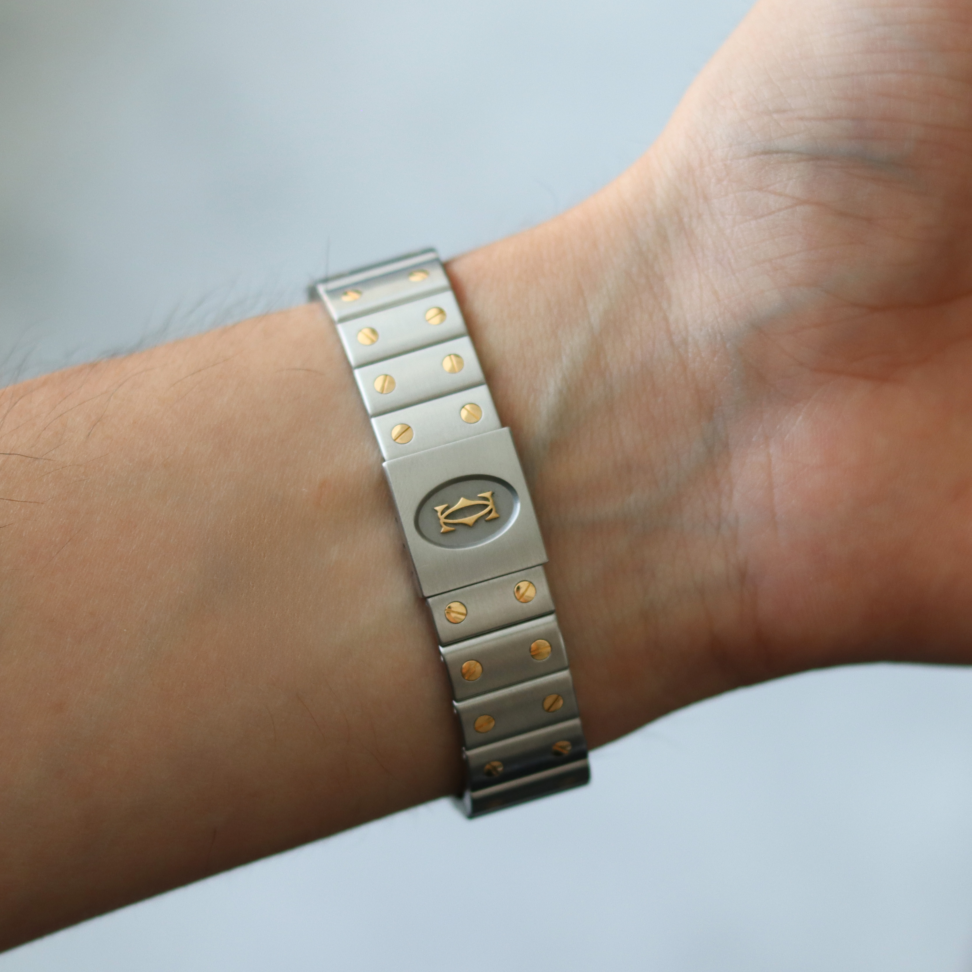 Cartier Santos Galbée Two Tone 1990s