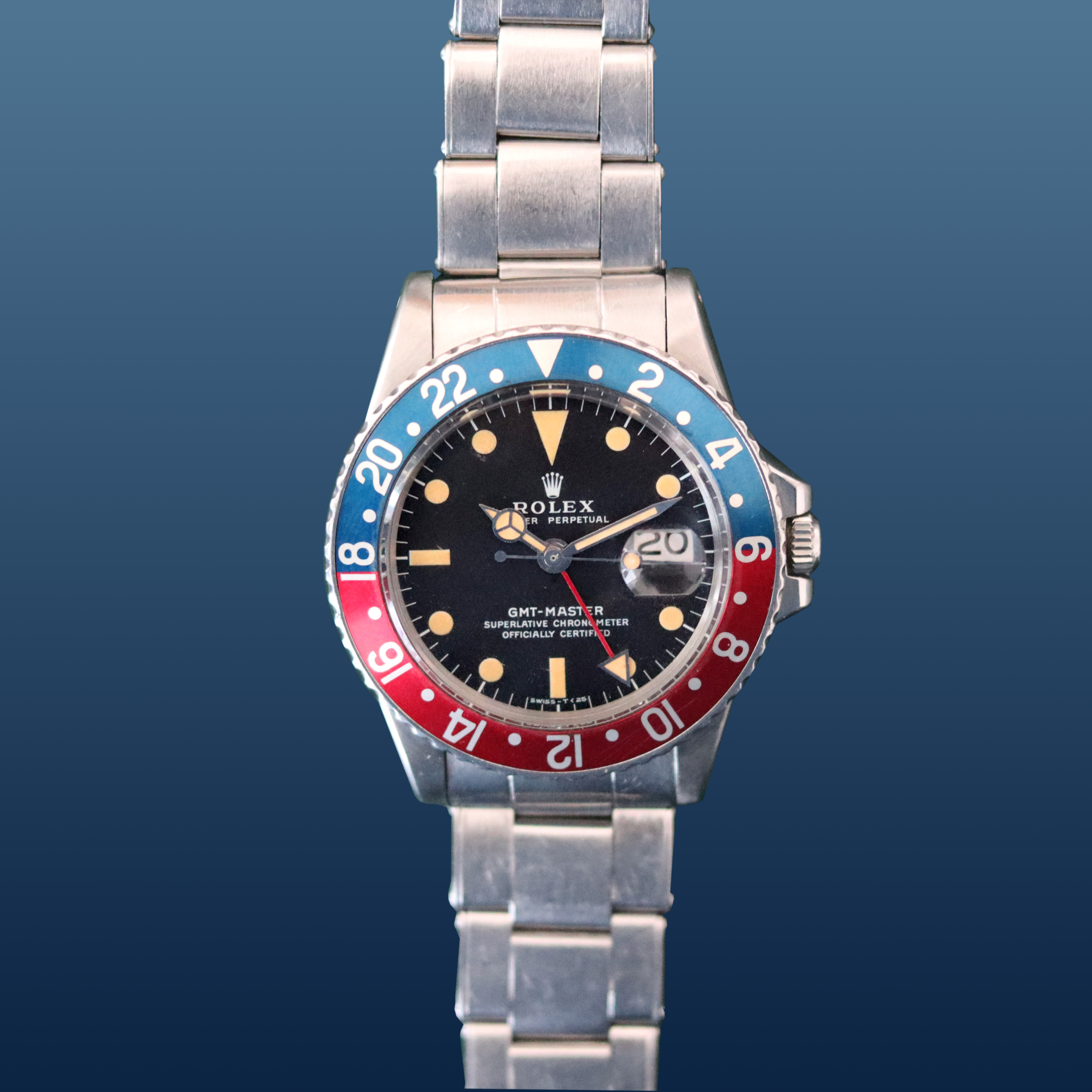 Rolex GMT-Master ref. 1675 “Pepsi” de 1973.