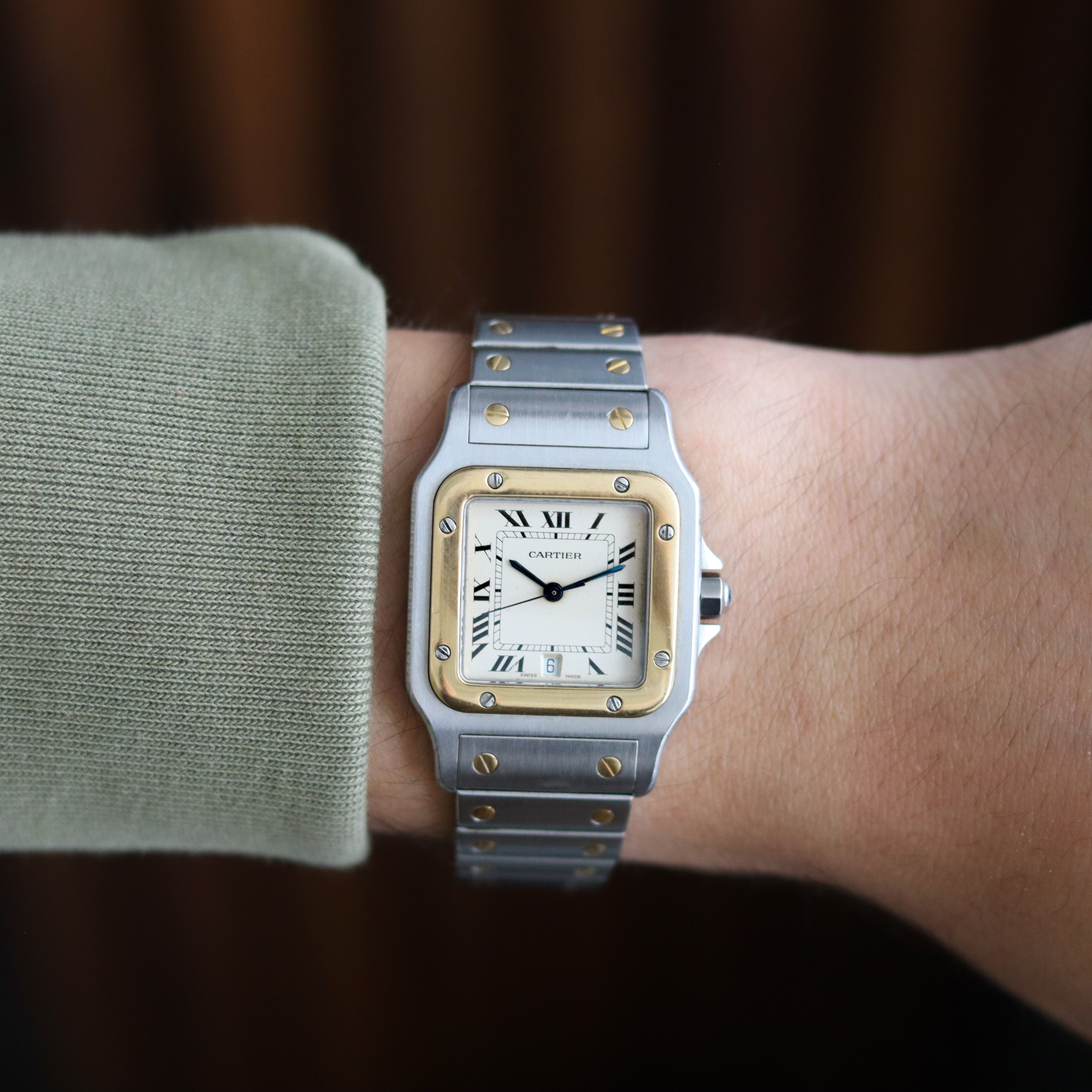 Cartier Santos Galbée 29 mm 1990´s