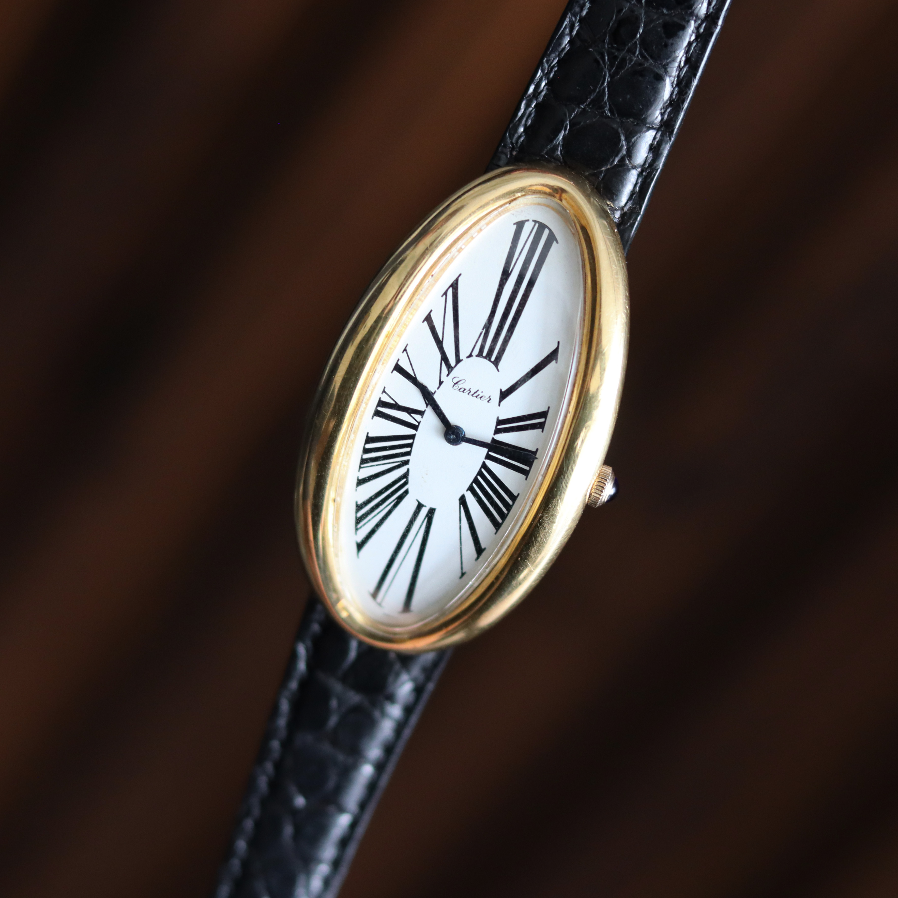 Cartier Maxi Oval  Yellow Gold from 1970s