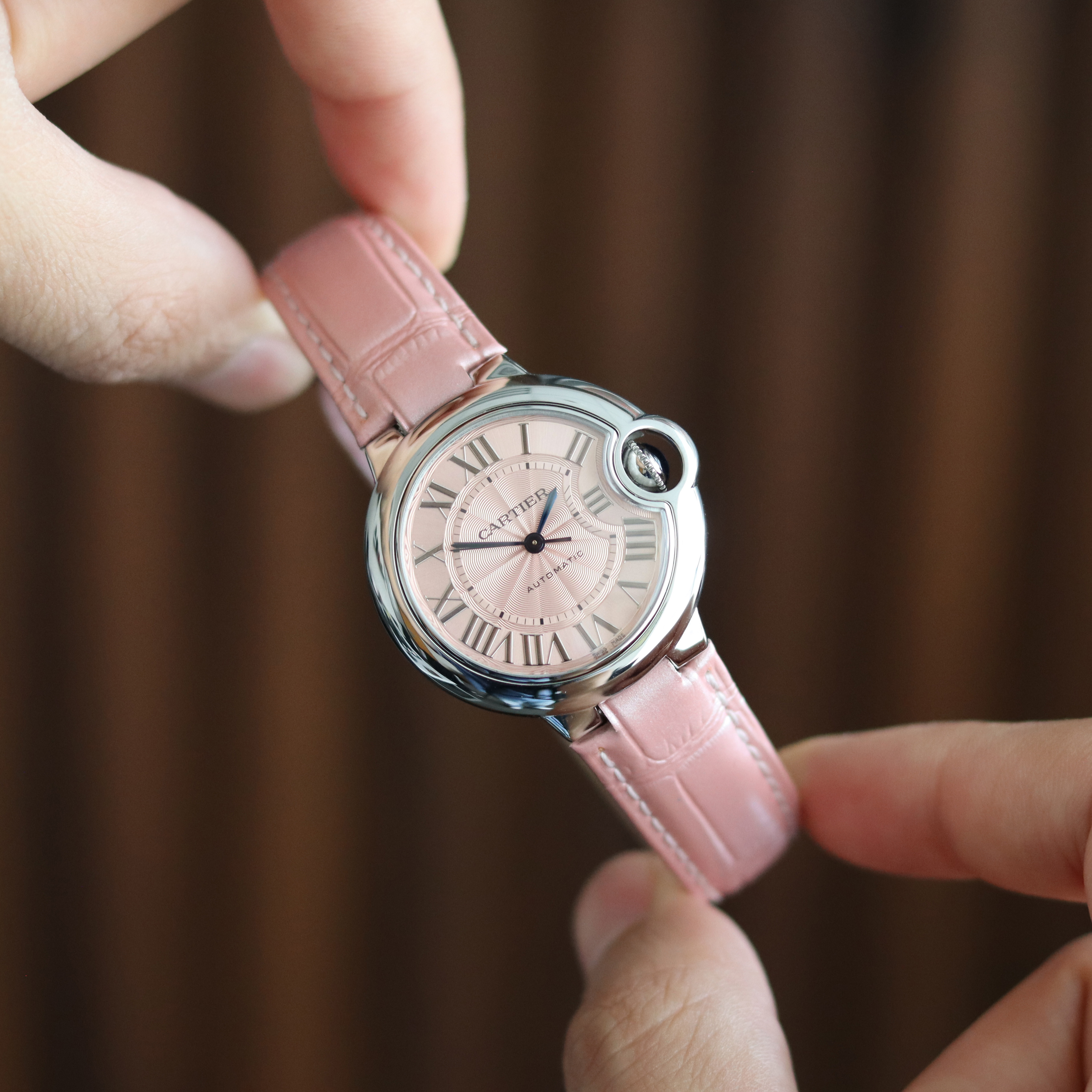 Cartier Ballon Bleu Pink fullset 33 mm